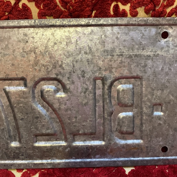 Rustic Retro Nebraska License Plate - Picture 8 of 9